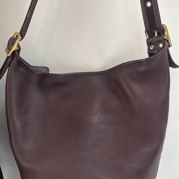 Vintage Coach Brown Leather Bucket Bag - Picture 7 of 7